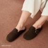 imageBOSTANTEN Clogs for Women Wide Width Comfortable Suede Mules with Soft Footbed and Arch Support Cute Slip On Potato ShoesCoffee