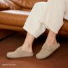 imageBOSTANTEN Clogs for Women Wide Width Comfortable Suede Mules with Soft Footbed and Arch Support Cute Slip On Potato ShoesTaupe