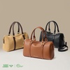 image:imageBOSTANTEN Crossbody Purse for Women Vegan Leather Satchel Bag Top Handle Shoulder Handbag for Daily TravelBrown