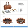 image:imageBOSTANTEN Crossbody Purse for Women Vegan Leather Satchel Bag Top Handle Shoulder Handbag for Daily TravelBrown