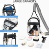image:imageBOSTANTEN Clear Bag for Stadium Events Clear Fanny Pack Durable Crossbody Purse for Sports Concerts Travel Daily OutingsBlack