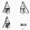 image:imageBOSTANTEN Clear Bag for Stadium Events Clear Fanny Pack Durable Crossbody Purse for Sports Concerts Travel Daily OutingsBlack