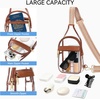 image:imageBOSTANTEN Clear Bag for Stadium Events Clear Fanny Pack Durable Crossbody Purse for Sports Concerts Travel Daily OutingsBrown