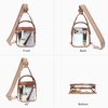image:imageBOSTANTEN Clear Bag for Stadium Events Clear Fanny Pack Durable Crossbody Purse for Sports Concerts Travel Daily OutingsBrown