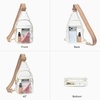 image:imageBOSTANTEN Clear Bag for Stadium Events Clear Fanny Pack Durable Crossbody Purse for Sports Concerts Travel Daily OutingsWhite