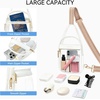 image:imageBOSTANTEN Clear Bag for Stadium Events Clear Fanny Pack Durable Crossbody Purse for Sports Concerts Travel Daily OutingsWhite
