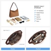 image:imageBOSTANTEN Hobo Bags for Women Suede and Vegan Leather Shoulder Handbag Purse for Everyday Work TravelSuede Brown