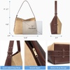 image:imageBOSTANTEN Hobo Bags for Women Suede and Vegan Leather Shoulder Handbag Purse for Everyday Work TravelSuede Tan