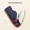 image:imageBOSTANTEN Mary Jane Flats Ballet Sneakers for Women Retro Trainer Style Casual Shoes with Breathable Lining and Cushioned Comfort for Daily WalkingNavy