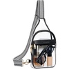 image:imageBOSTANTEN Clear Bag for Stadium Events Clear Fanny Pack Durable Crossbody Purse for Sports Concerts Travel Daily OutingsBlack