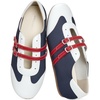 image:imageBOSTANTEN Mary Jane Flats Ballet Sneakers for Women Retro Trainer Style Casual Shoes with Breathable Lining and Cushioned Comfort for Daily WalkingNavy