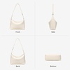 image:imageBOSTANTEN Crossbody Bags for Women Small Shoulder Bag Soft Suede and Pebbled Vegan Leather Hobo Purse with Adjustable StrapBeige