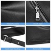 image:imageBOSTANTEN Crossbody Bags for Women Small Shoulder Bag Soft Suede and Pebbled Vegan Leather Hobo Purse with Adjustable StrapBlack