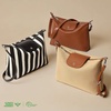 image:imageBOSTANTEN Hobo Bags for Women Crochet Shoulder Bag Vegan Leather Purse for Summer Vacation Travel CasualBrown
