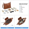 image:imageBOSTANTEN Hobo Bags for Women Crochet Shoulder Bag Vegan Leather Purse for Summer Vacation Travel CasualBrown