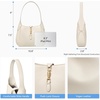 image:imageBOSTANTEN Shoulder Bag Lightweight Vegan Leather Purses for Women Designer Handbag Trendy TopHandle BagBeige