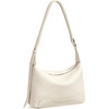 image:imageBOSTANTEN Crossbody Bags for Women Small Shoulder Bag Soft Suede and Pebbled Vegan Leather Hobo Purse with Adjustable StrapBeige