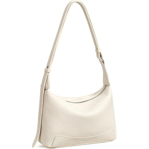 image:imageBOSTANTEN Crossbody Bags for Women Small Shoulder Bag Soft Suede and Pebbled Vegan Leather Hobo Purse with Adjustable StrapBeige