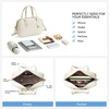 image:imageBOSTANTEN Small Crossbody Bags for Women Vegan Leather Purse Top Handle Shoulder Handbags with Adjustable StrapBeige