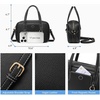 image:imageBOSTANTEN Small Crossbody Bags for Women Vegan Leather Purse Top Handle Shoulder Handbags with Adjustable StrapBlack