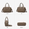 image:imageBOSTANTEN Small Crossbody Bags for Women Vegan Leather Purse Top Handle Shoulder Handbags with Adjustable StrapCoffee