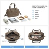 image:imageBOSTANTEN Small Crossbody Bags for Women Vegan Leather Purse Top Handle Shoulder Handbags with Adjustable StrapCoffee