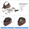 image:imageBOSTANTEN Suede Leather Crossbody Bags for Women Vintage Shoulder Purse Slouchy Hobo Handbag with Adjustable StrapSuede Black With Coffee