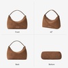 image:imageBOSTANTEN Suede Leather Crossbody Bags for Women Vintage Shoulder Purse Slouchy Hobo Handbag with Adjustable StrapSuede Camel Brown