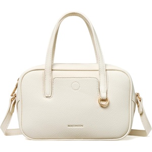 image:imageBOSTANTEN Small Crossbody Bags for Women Vegan Leather Purse Top Handle Shoulder Handbags with Adjustable StrapBeige