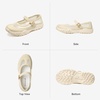 image:imageBOSTANTEN Mary Jane Sneakers Ballet Flats Breathable Mesh Cushioned Sole  Lightweight Mesh Design Comfortable Cushioning Insole for Allday Walking Antislip Outsole Cute Mary Jane amp Ballet StyleBeige