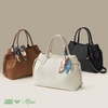 image:imageBOSTANTEN Satchel Bags for Women Vegan Leather Medium Work Satchel Everyday Bag with Removable StrapBlackpebble