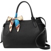 image:imageBOSTANTEN Satchel Bags for Women Vegan Leather Medium Work Satchel Everyday Bag with Removable StrapBlackpebble