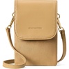 image:imageBOSTANTEN Small Crossbody Bags for Women Phone Purse with RFID  Vegan Leather and Suede Blend Adjustable Shoulder Strap Card Slot Travel Shopping and Daily Use Fits Phones Up to 69Faux Suedeleather Khaki
