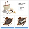 image:imageBOSTANTEN Large Tote Bags for Women Summer Beach Bag Travel Shoulder Handbag Lightweight Purses for Vacation Commute EverydayStrawbeige
