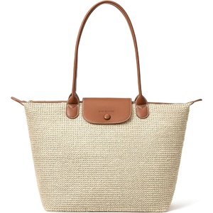 image:imageBOSTANTEN Large Tote Bags for Women Summer Beach Bag Travel Shoulder Handbag Lightweight Purses for Vacation Commute EverydayStrawbeige