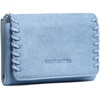 image:imageBOSTANTEN Small Wallet Women RFID Blocking Card Holder with Zipper Pocket  Soft Suede Pebble Leather Trifold ID Window Compact for Small Purse Daily Travel GiftsBlue