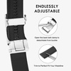 image:imageBOSTANTEN Ratchet Mens Belt Leather Trim to Fit 1 38 Gift Boxed  MicroAdjustable Buckle Smooth Sliding Customizable Fit Holeless Dress and Casual006black