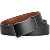 image:imageBOSTANTEN Ratchet Mens Belt Leather Trim to Fit 1 38 Gift Boxed  MicroAdjustable Buckle Smooth Sliding Customizable Fit Holeless Dress and Casual011  Black