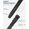 image:imageBOSTANTEN Ratchet Mens Belt Leather Trim to Fit 1 38 Gift Boxed  MicroAdjustable Buckle Smooth Sliding Customizable Fit Holeless Dress and Casual013  Black