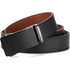 image:imageBOSTANTEN Ratchet Mens Belt Leather Trim to Fit 1 38 Gift Boxed  MicroAdjustable Buckle Smooth Sliding Customizable Fit Holeless Dress and Casual018  Black  Brown