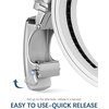 image:imageBOSTANTEN Ratchet Mens Belt Leather Trim to Fit 1 38 Gift Boxed  MicroAdjustable Buckle Smooth Sliding Customizable Fit Holeless Dress and Casual020  White