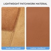 image:imageBOSTANTEN Patchwork Shoulder Bag for Women Y2K Small Purses Handbag  Soft Suede LeatherLightweightVintage StyleSmooth ZipperAdjustable Strapfor Weekends CommutingApricot With Brown