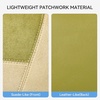 image:imageBOSTANTEN Patchwork Shoulder Bag for Women Y2K Small Purses Handbag  Soft Suede LeatherLightweightVintage StyleSmooth ZipperAdjustable Strapfor Weekends CommutingTurquoise Green
