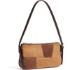 image:imageBOSTANTEN Patchwork Shoulder Bag for Women Y2K Small Purses Handbag  Soft Suede LeatherLightweightVintage StyleSmooth ZipperAdjustable Strapfor Weekends CommutingBrown With Coffee