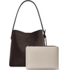 image:imageBOSTANTEN Suede Bucket Bag for Women Hobo Purse with Adjustable StrapCoffee