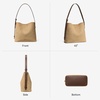 image:imageBOSTANTEN Suede Bucket Bag for Women Hobo Purse with Adjustable StrapTan