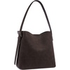 image:imageBOSTANTEN Suede Bucket Bag for Women Hobo Purse with Adjustable StrapCoffee