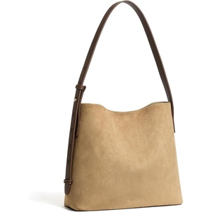 image:imageBOSTANTEN Suede Bucket Bag for Women Hobo Purse with Adjustable StrapTan