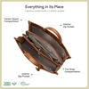 image:imageBOSTANTEN Handbags for Women Work Top Handle Purse Satchel BagsBrownpebble