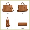image:imageBOSTANTEN Handbags for Women Work Top Handle Purse Satchel BagsBrownpebble